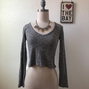 Me to We Long Sleeve Ribbed Top